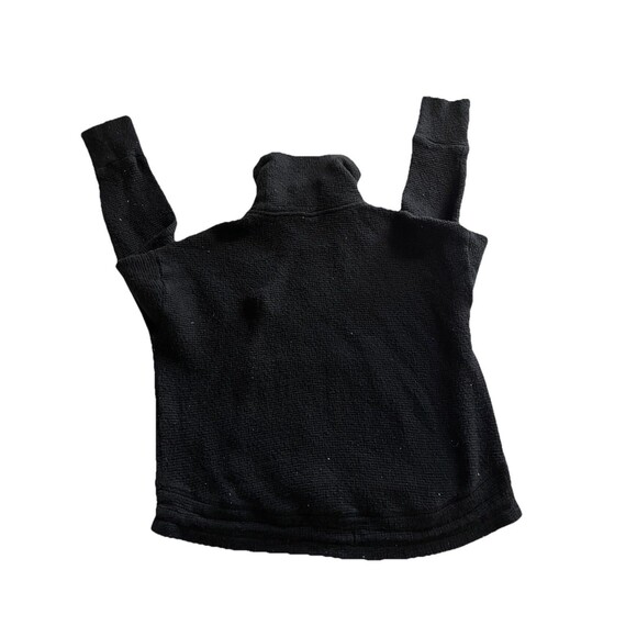 Sweaty Betty Women's Black Restful Boucle High Neck Pocket Jumper Sweater Size L - Picture 3 of 7